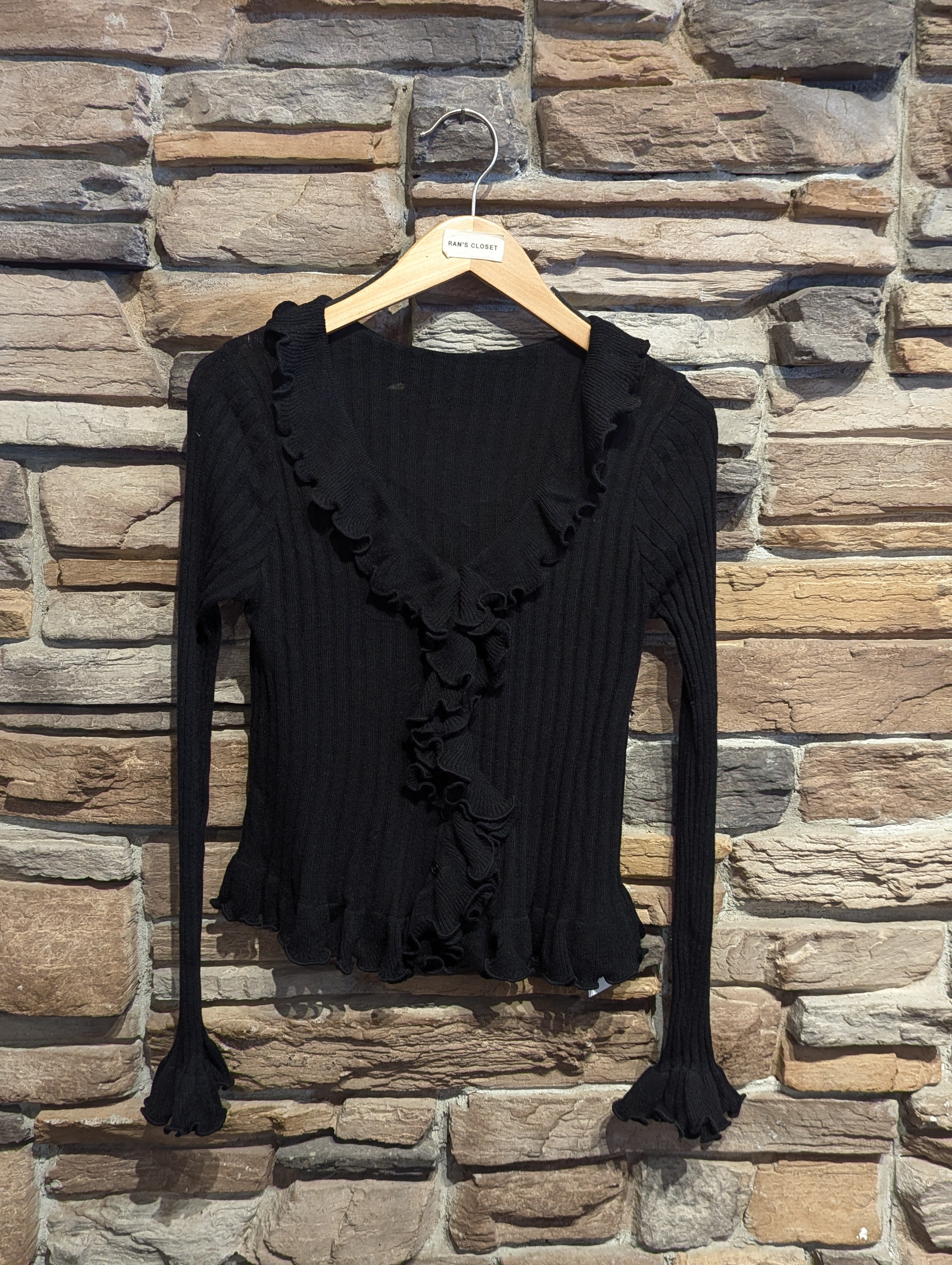 Morning Mist Ruffle Cardigan