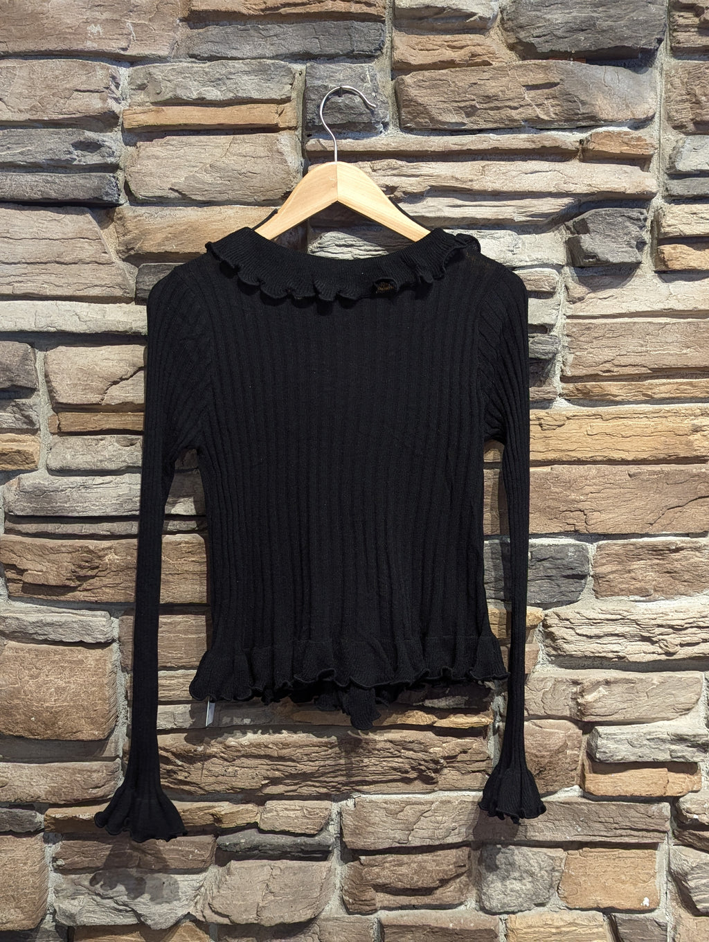 Morning Mist Ruffle Cardigan