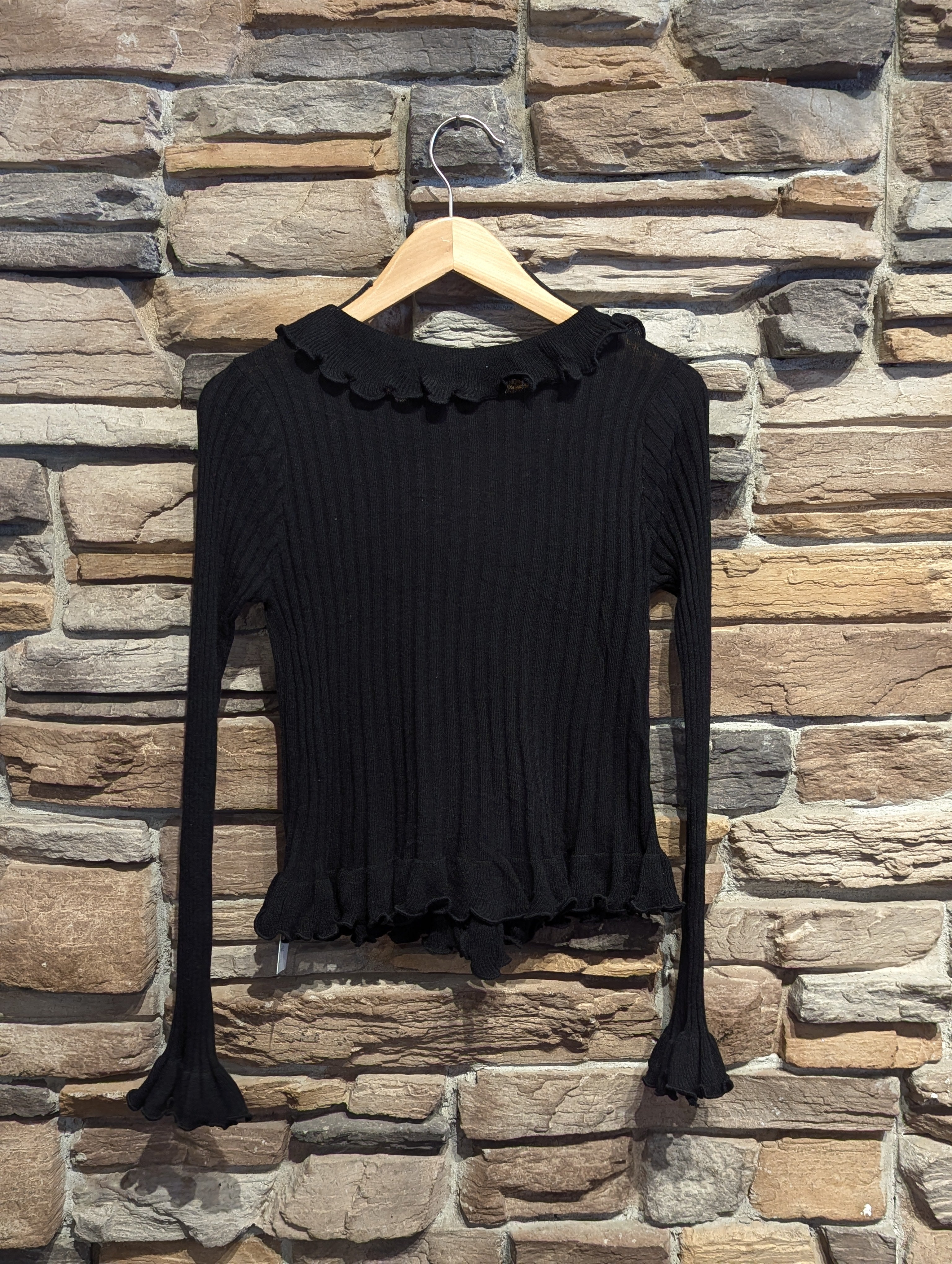 Morning Mist Ruffle Cardigan