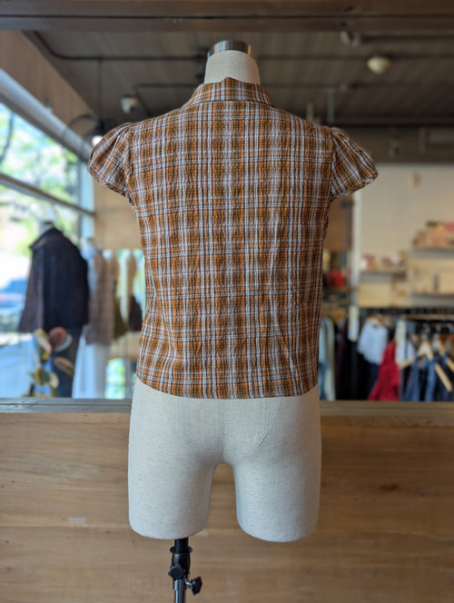 Berczy Plaid Button-Up