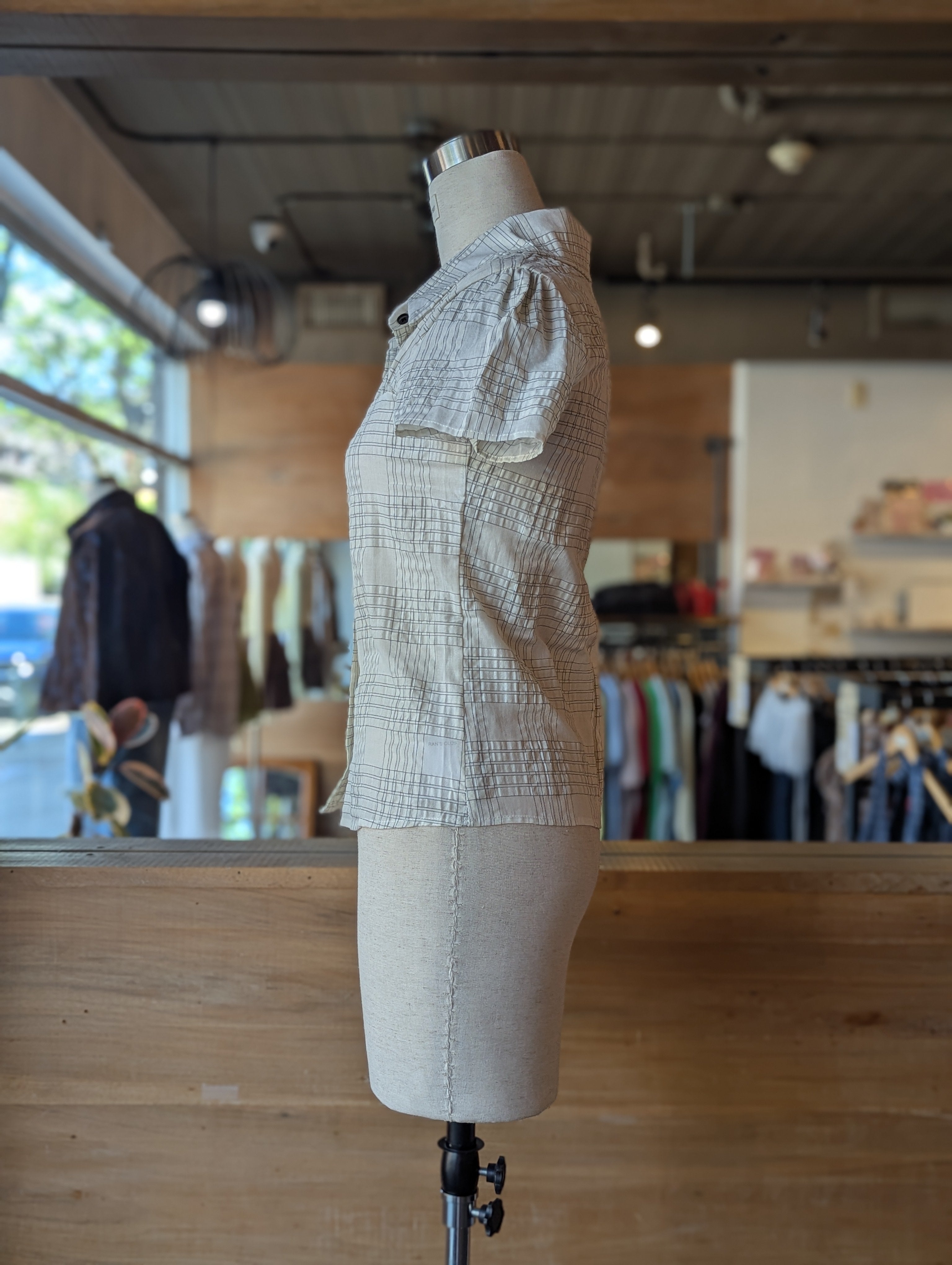 Bellevue Check Button-Up