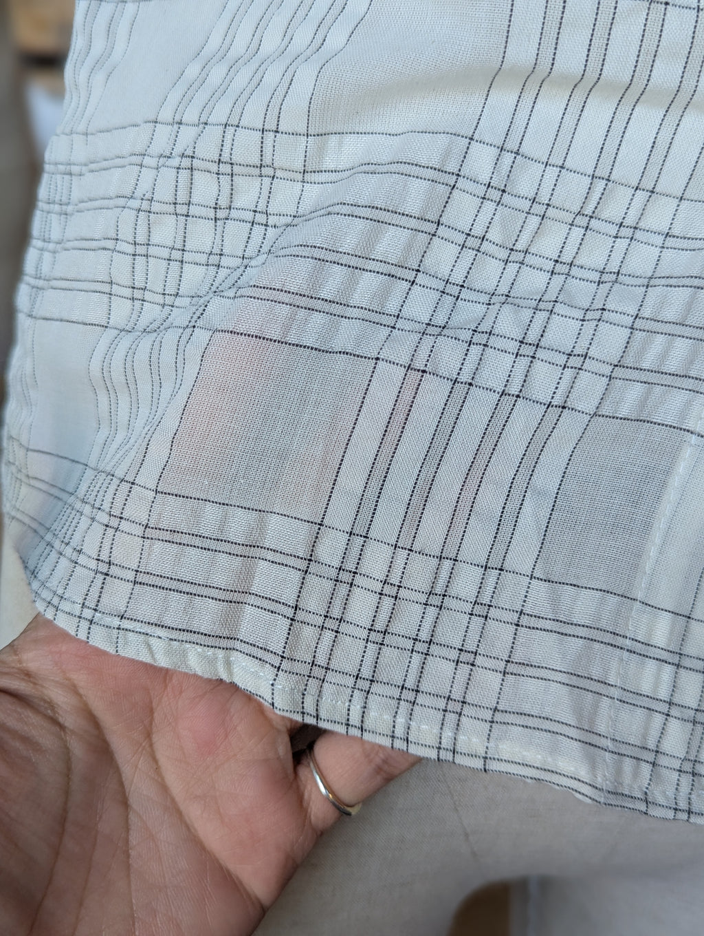 Bellevue Check Button-Up