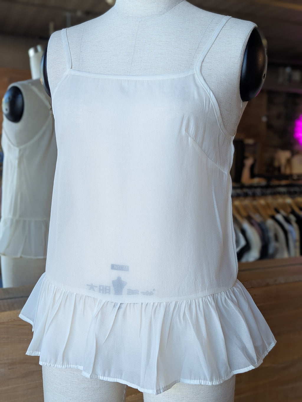 Garden Party Ruffle Blouse and Camisole Set
