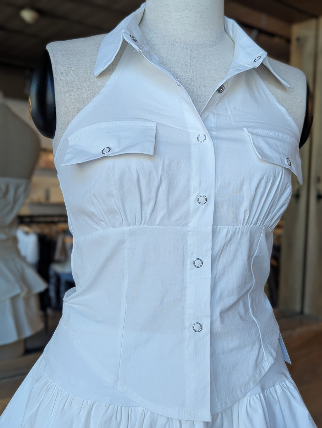 Sunday Brunch Halter Top and Skirt Set