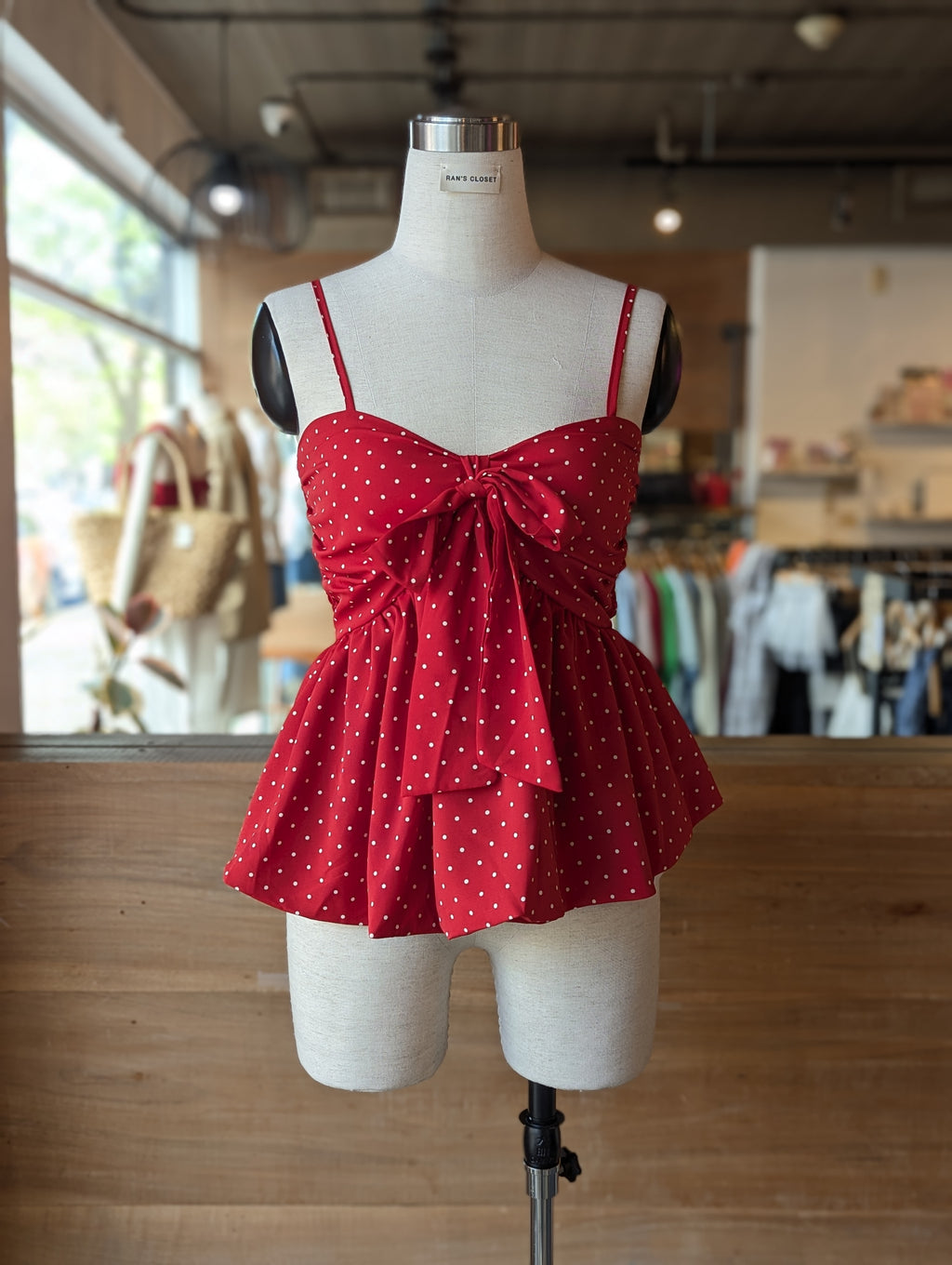Darling Dot Bubble Top