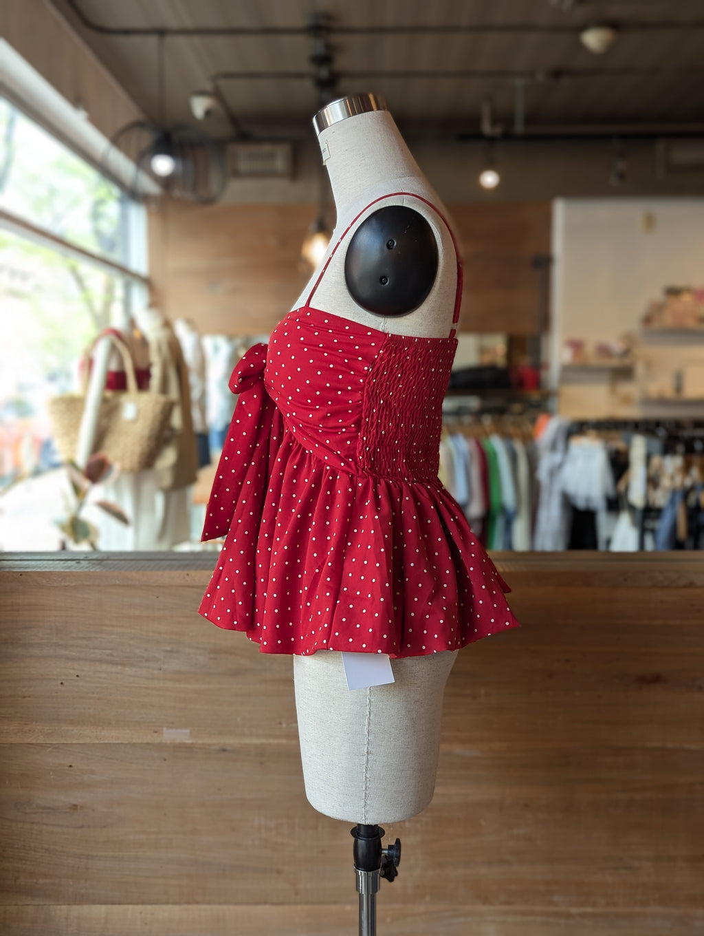 Darling Dot Bubble Top