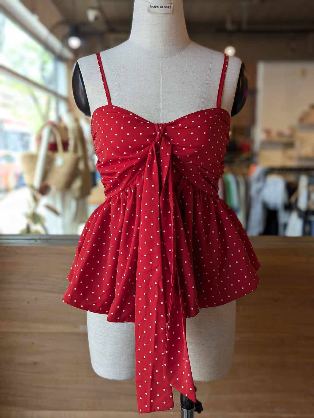 Darling Dot Bubble Top