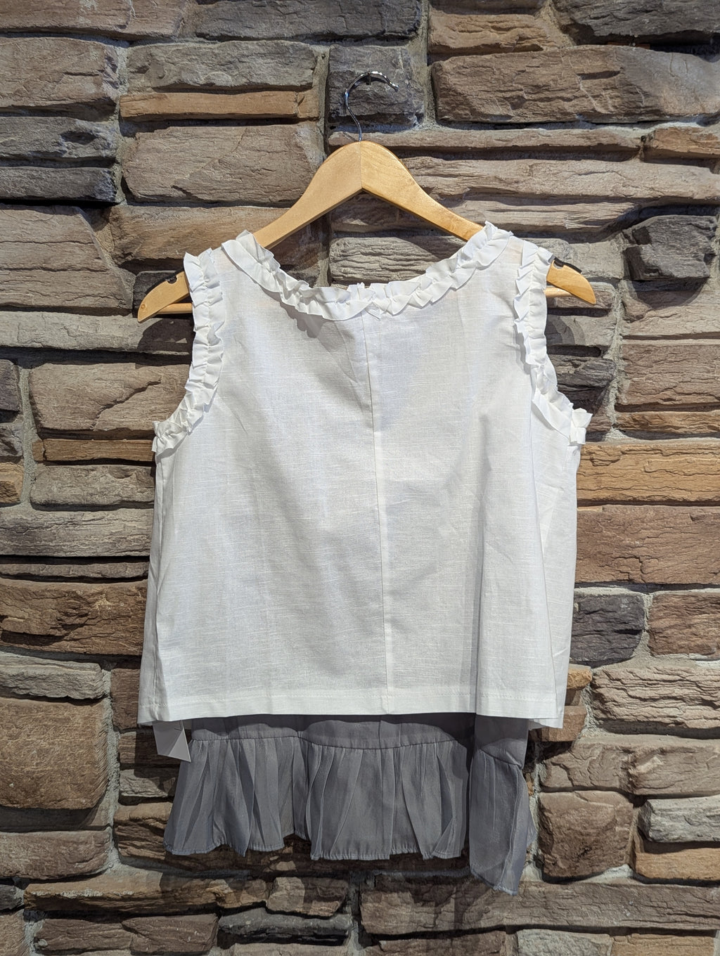 Garden Party Ruffle Blouse and Camisole Set