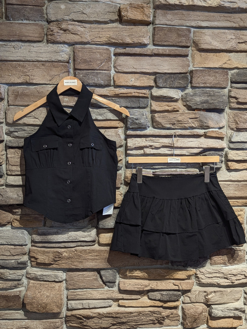 Sunday Brunch Halter Top and Skirt Set