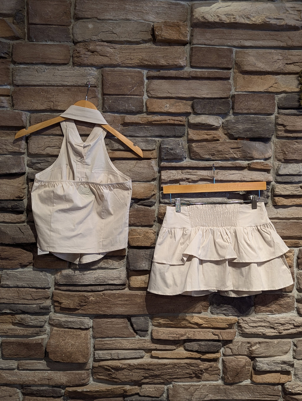 Sunday Brunch Halter Top and Skirt Set