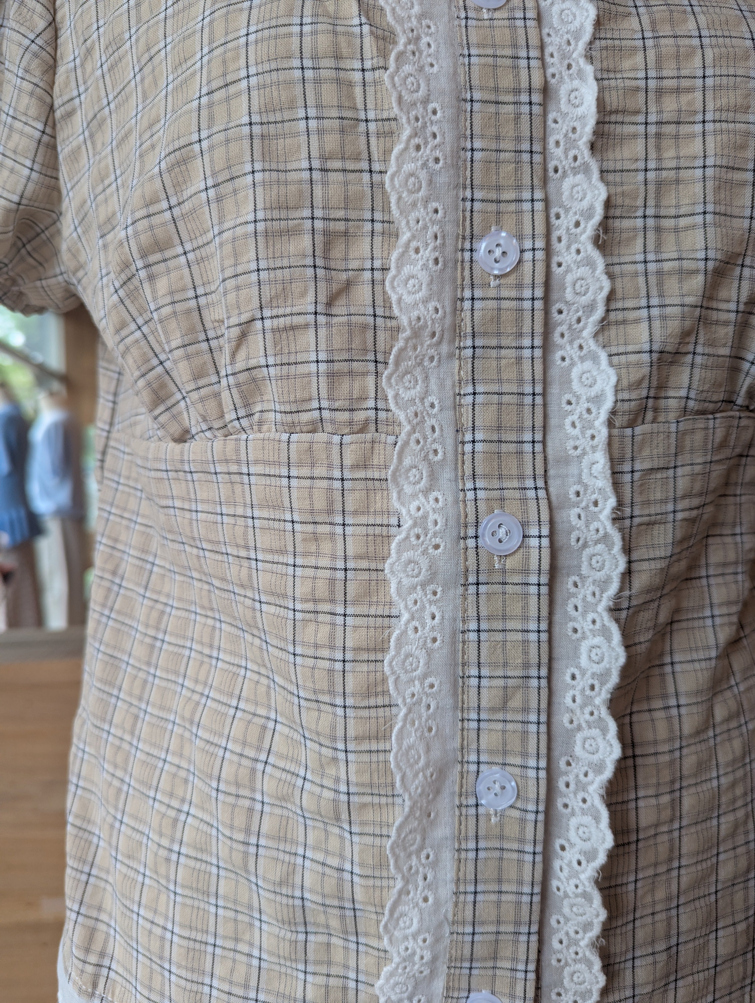 Storybook Romance plaid Top