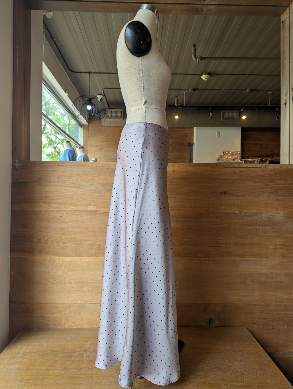 Rosalie Polka Dot Maxi Skirt