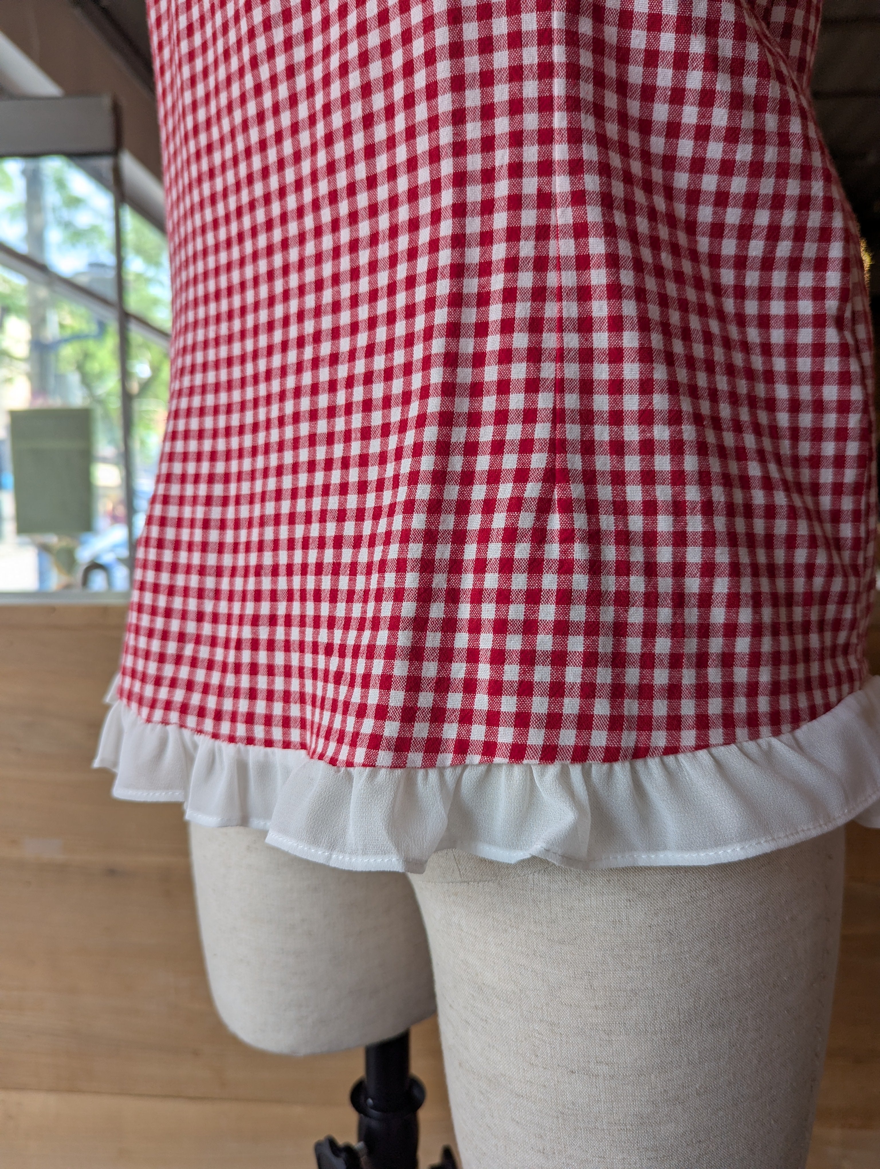 Picnic Daydream Layered Gingham Tank Top