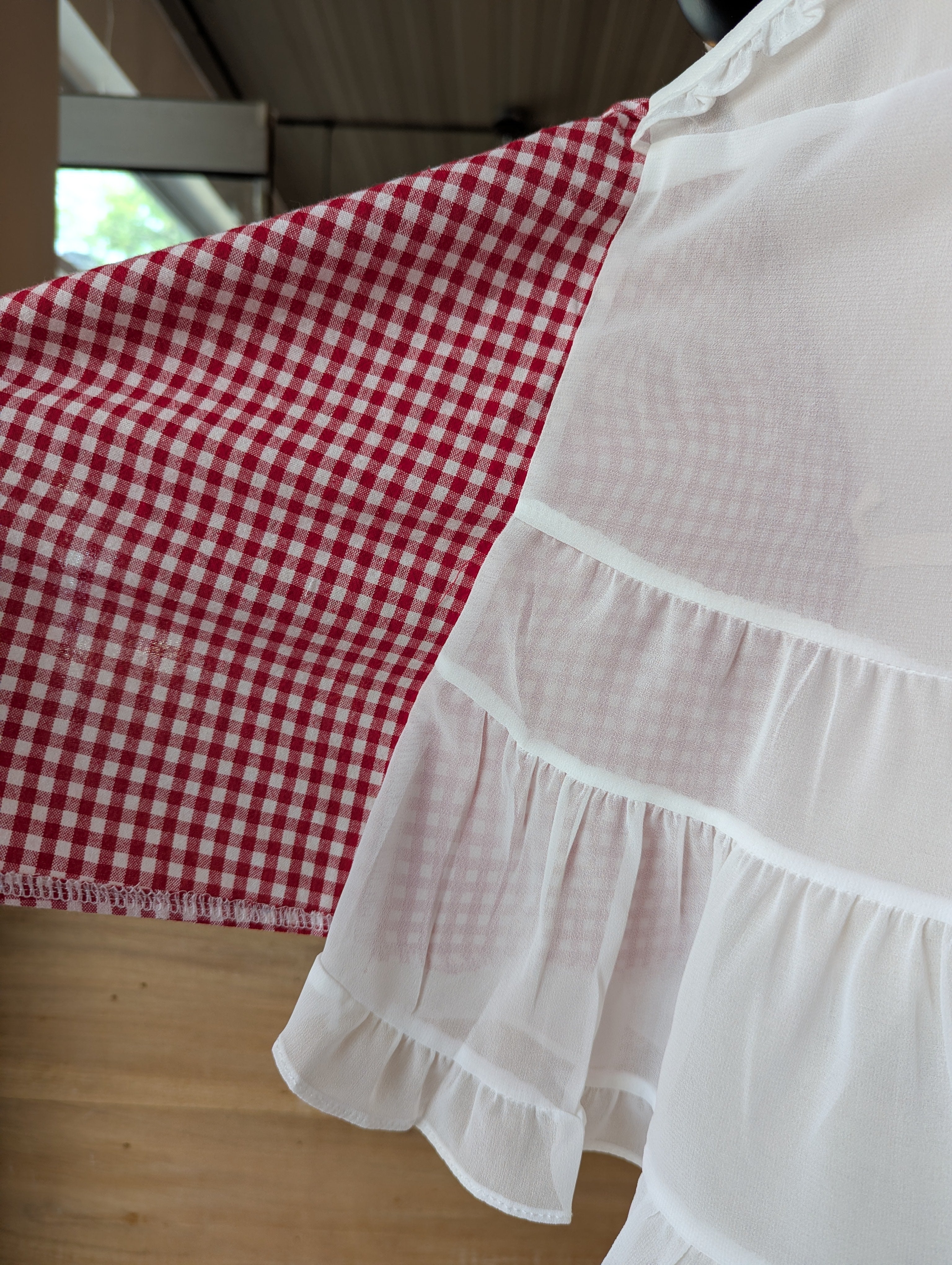 Picnic Daydream Layered Gingham Tank Top