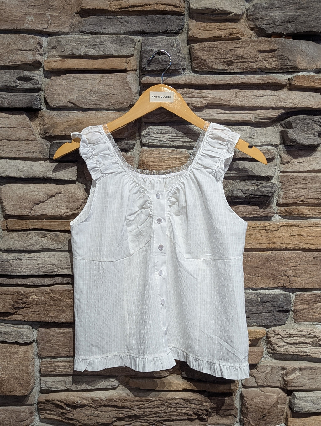 Winslow Ruffle Plaid Top
