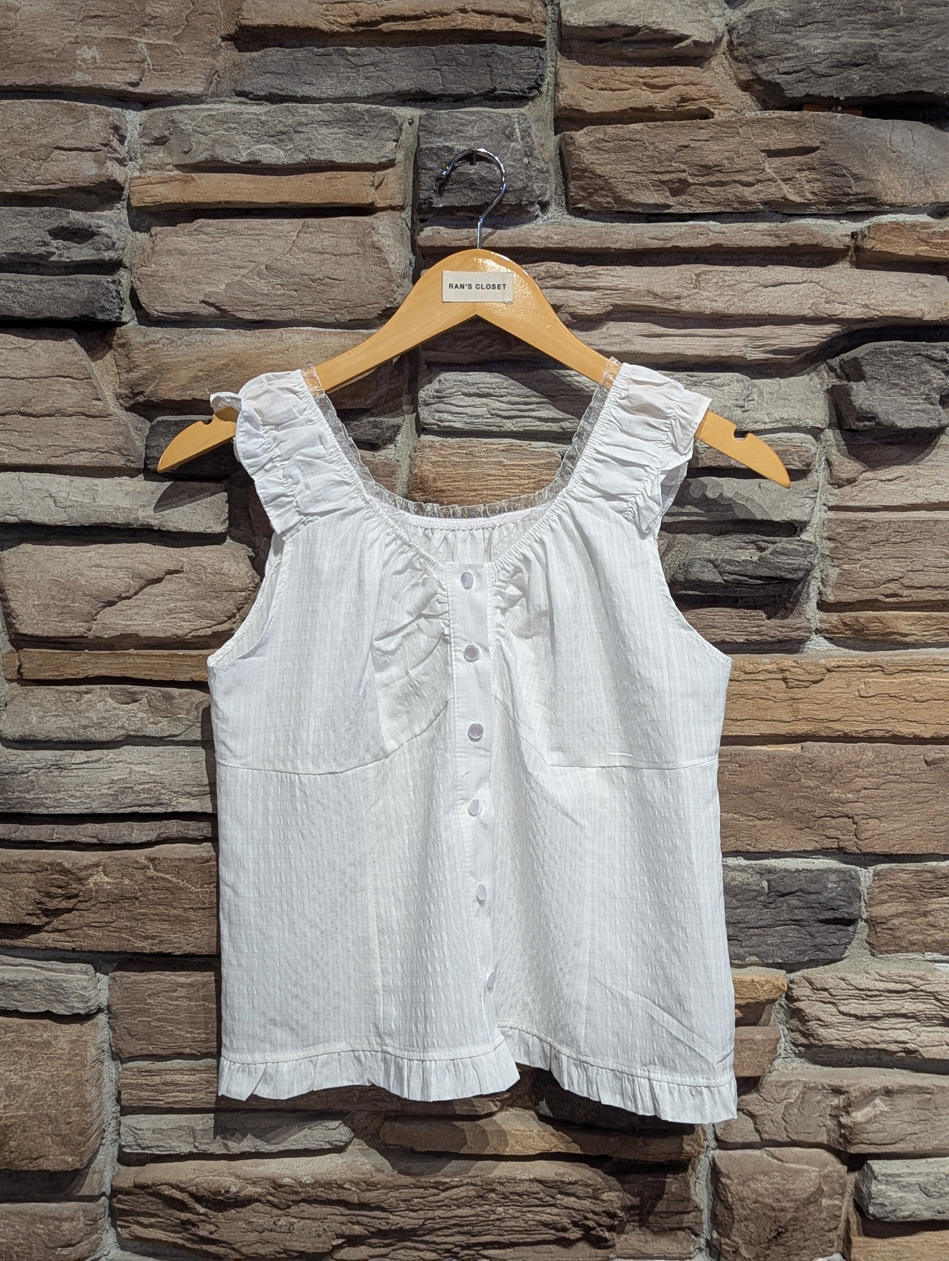 Winslow Ruffle Plaid Top