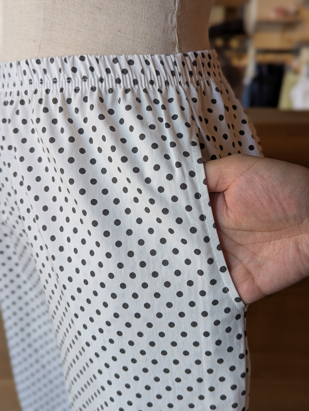 Dotty Darling Polkadot Bloomer Capri Pants