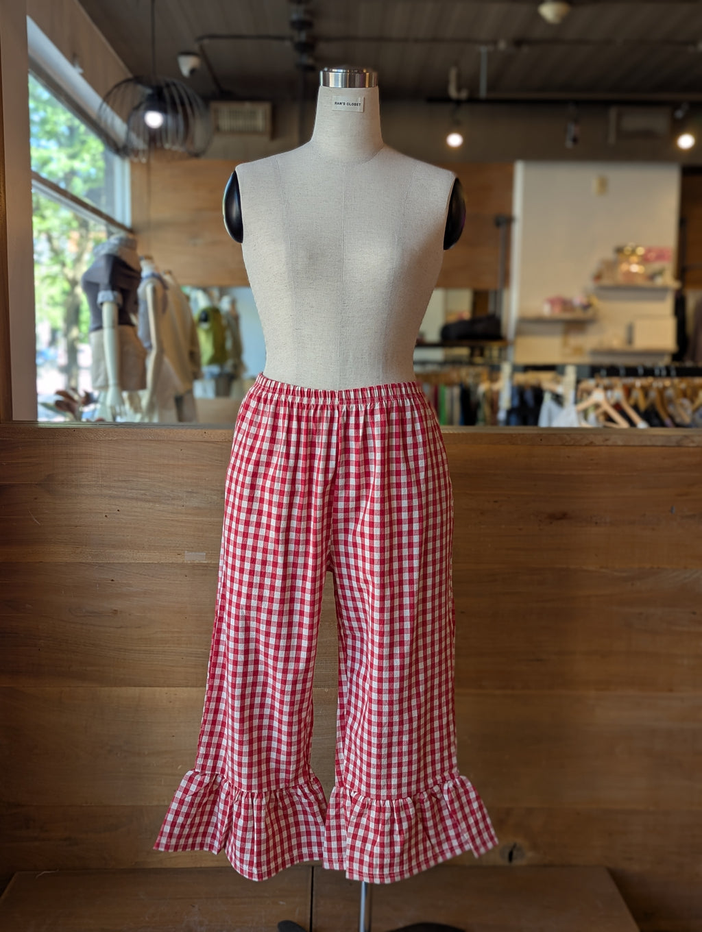 Gingham Picnic Capri