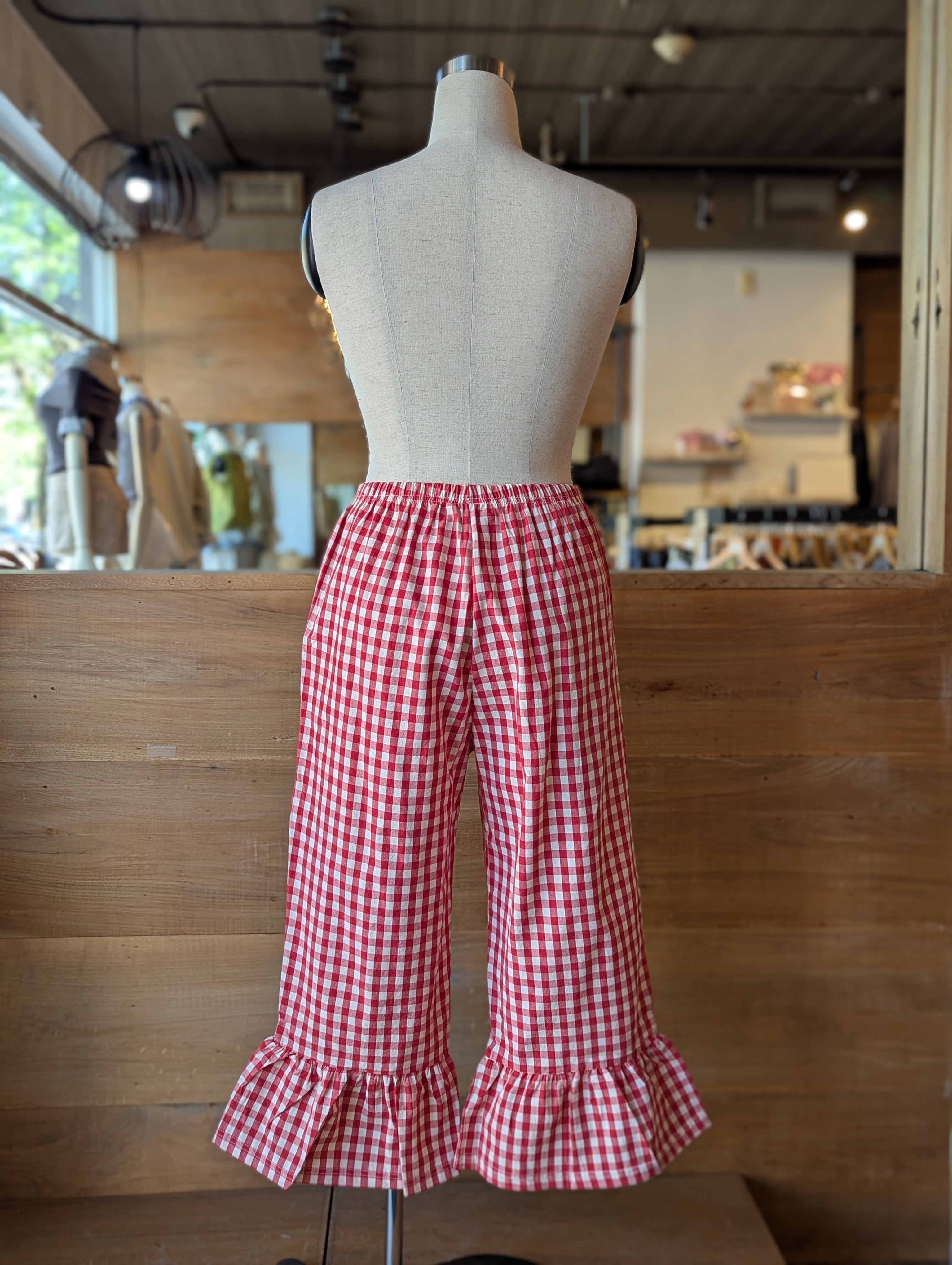 Gingham Picnic Capri