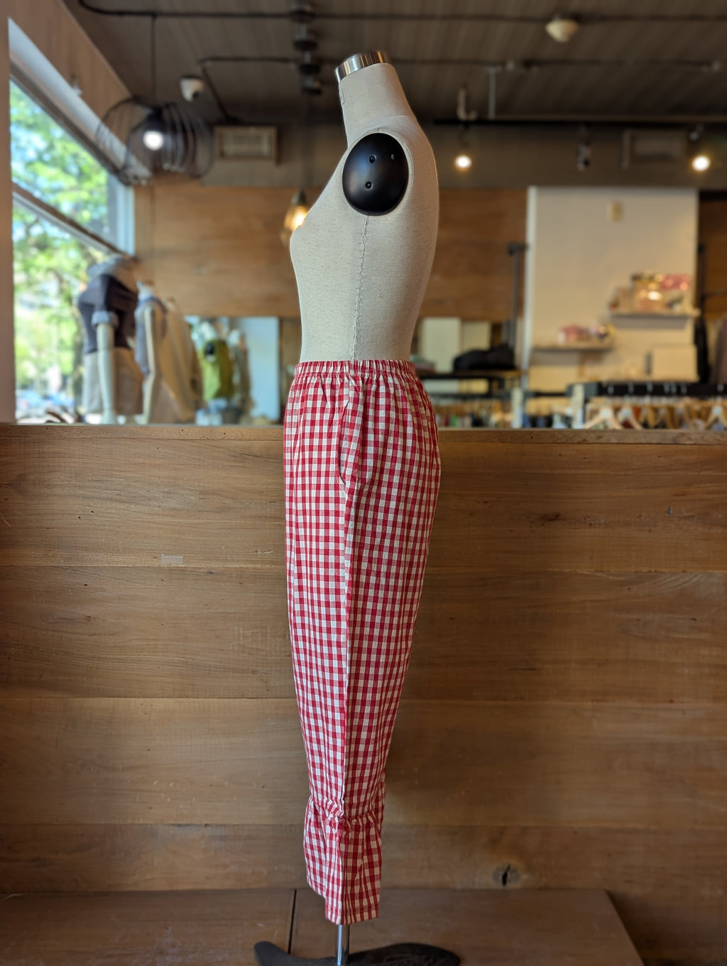 Gingham Picnic Capri