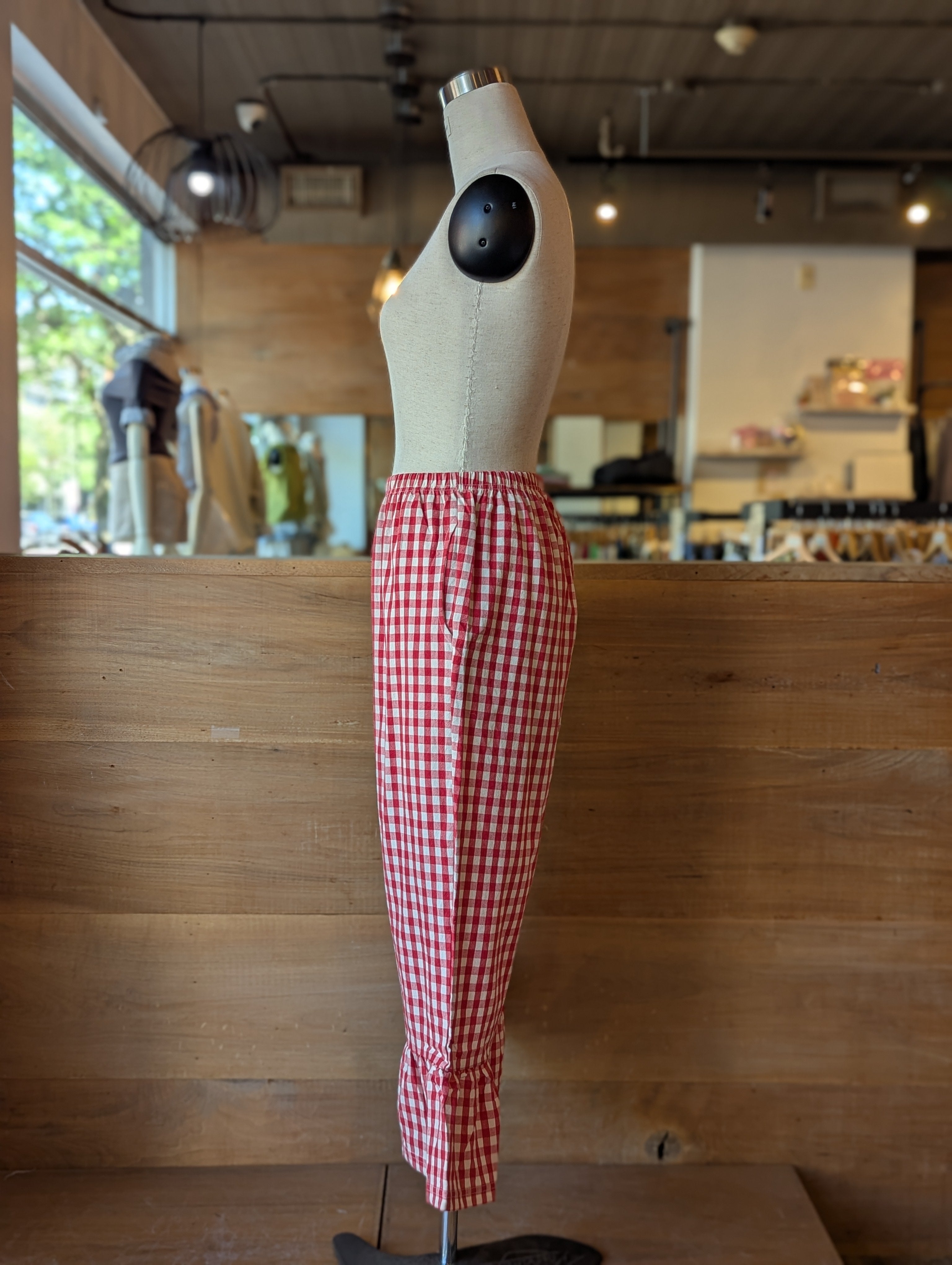 Gingham Picnic Capri
