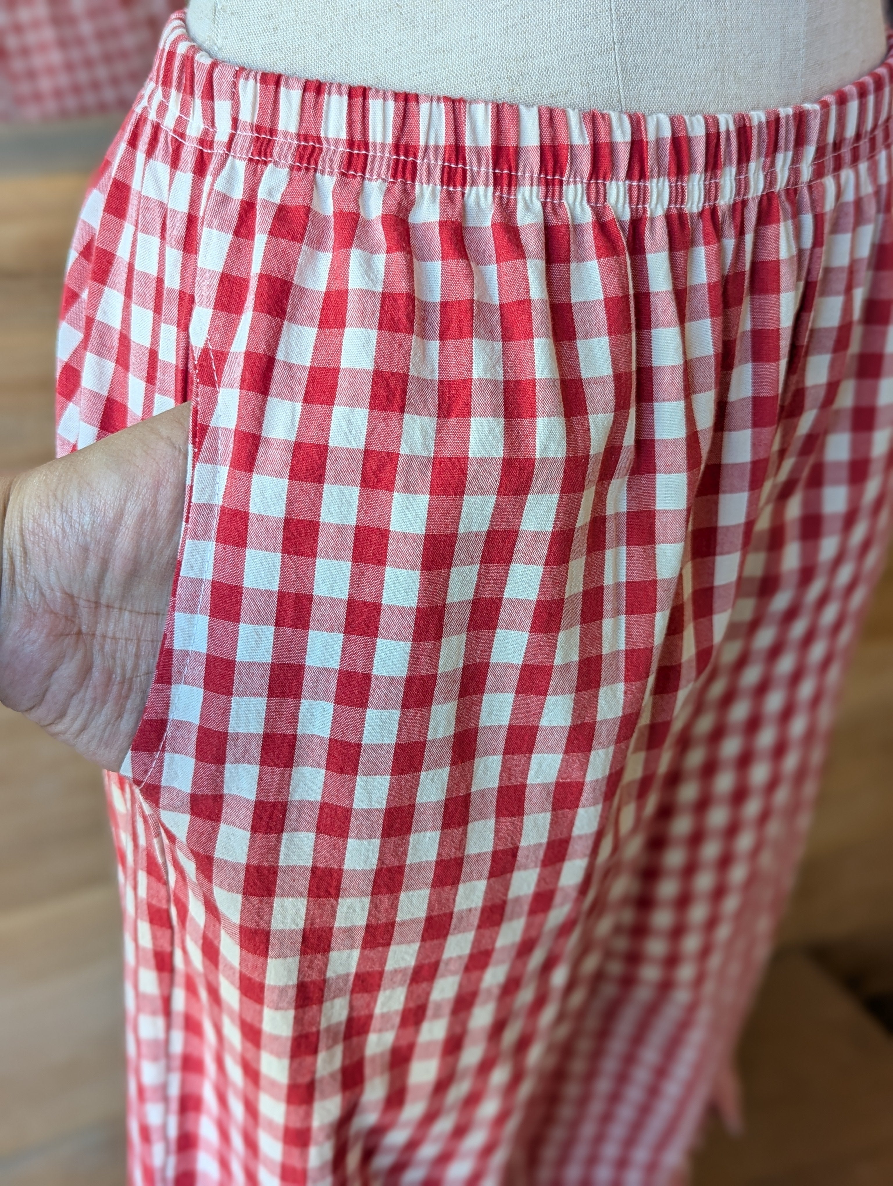 Gingham Picnic Capri
