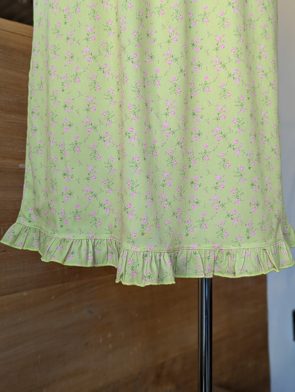 Honeysuckle Floral Slit Midi Skirt