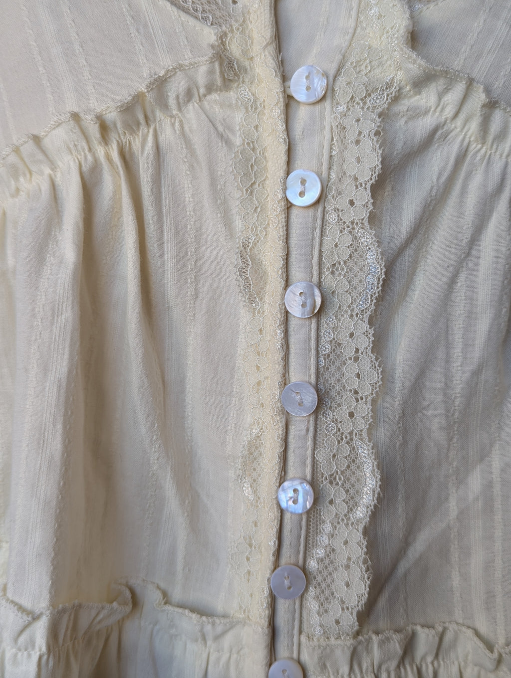 Milk and Honey Button Front Babydoll Blouse