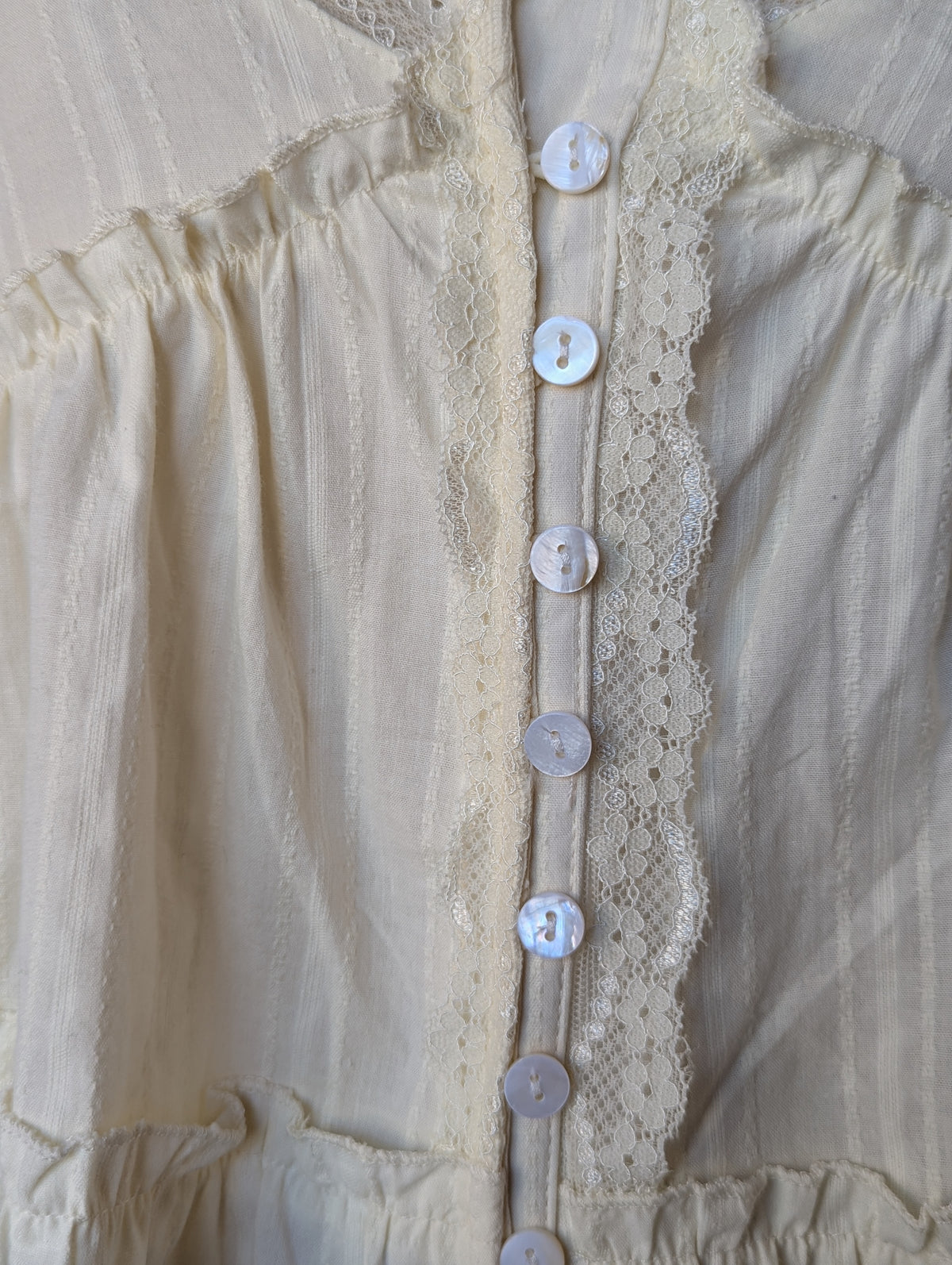 Milk and Honey Button Front Babydoll Blouse
