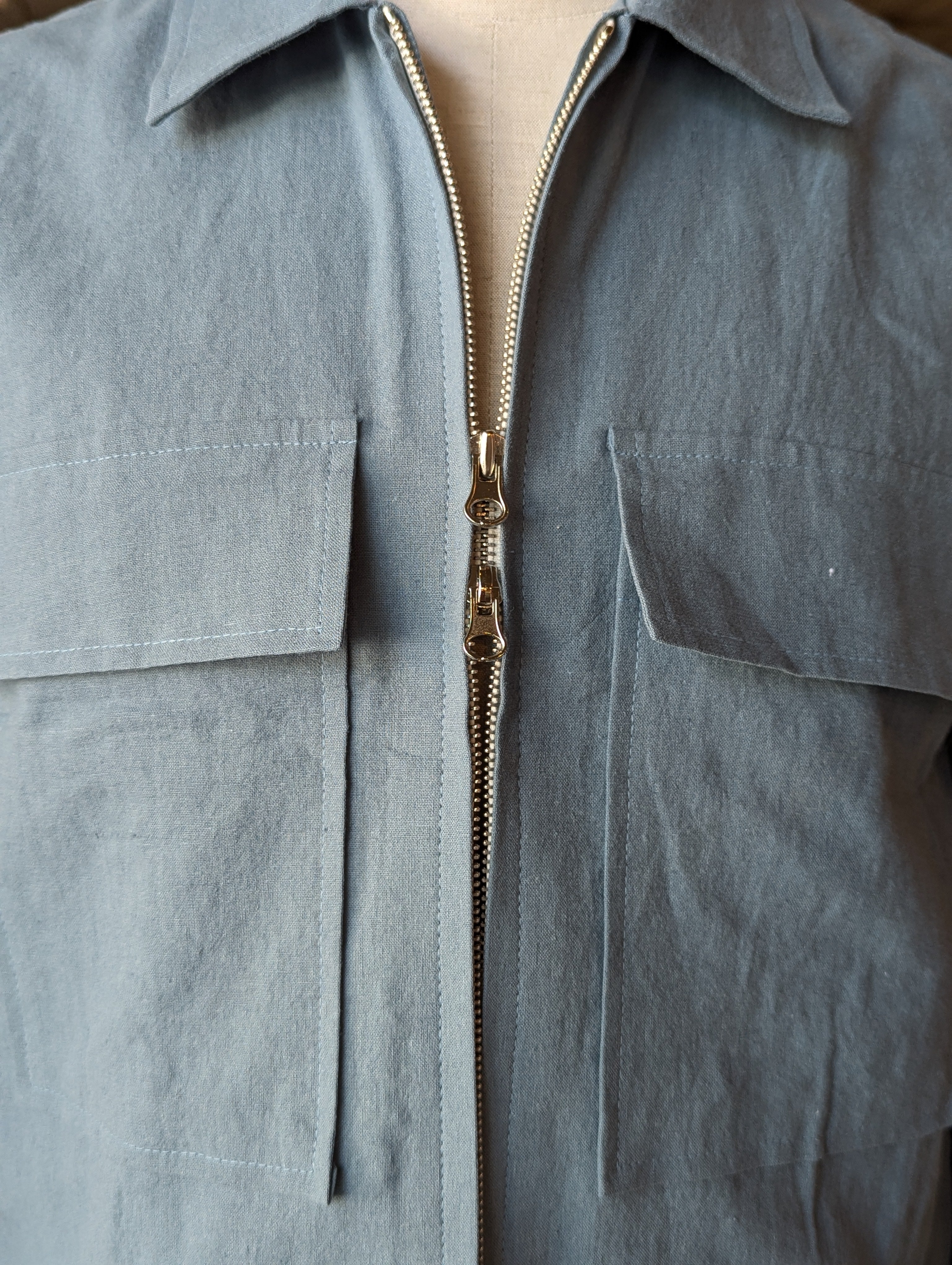 Harbourfront Linen Utility Jacket