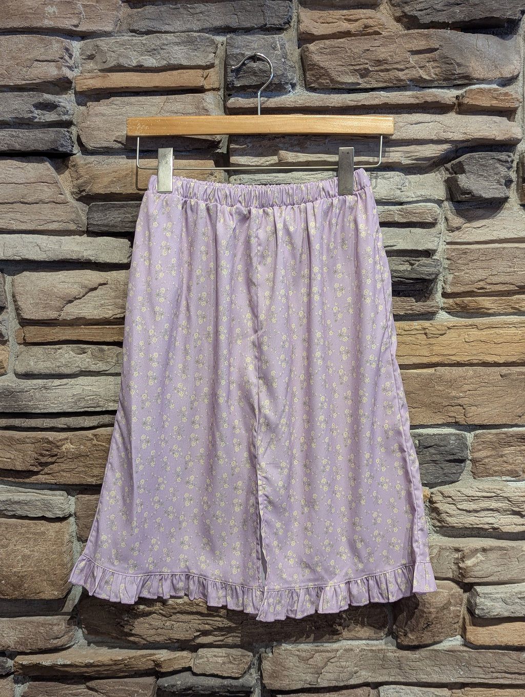 Honeysuckle Floral Slit Midi Skirt