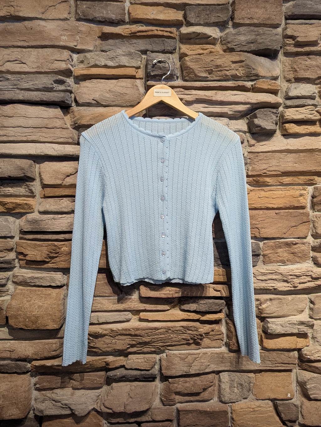 Love Note Heart Button Sheer Cardigan