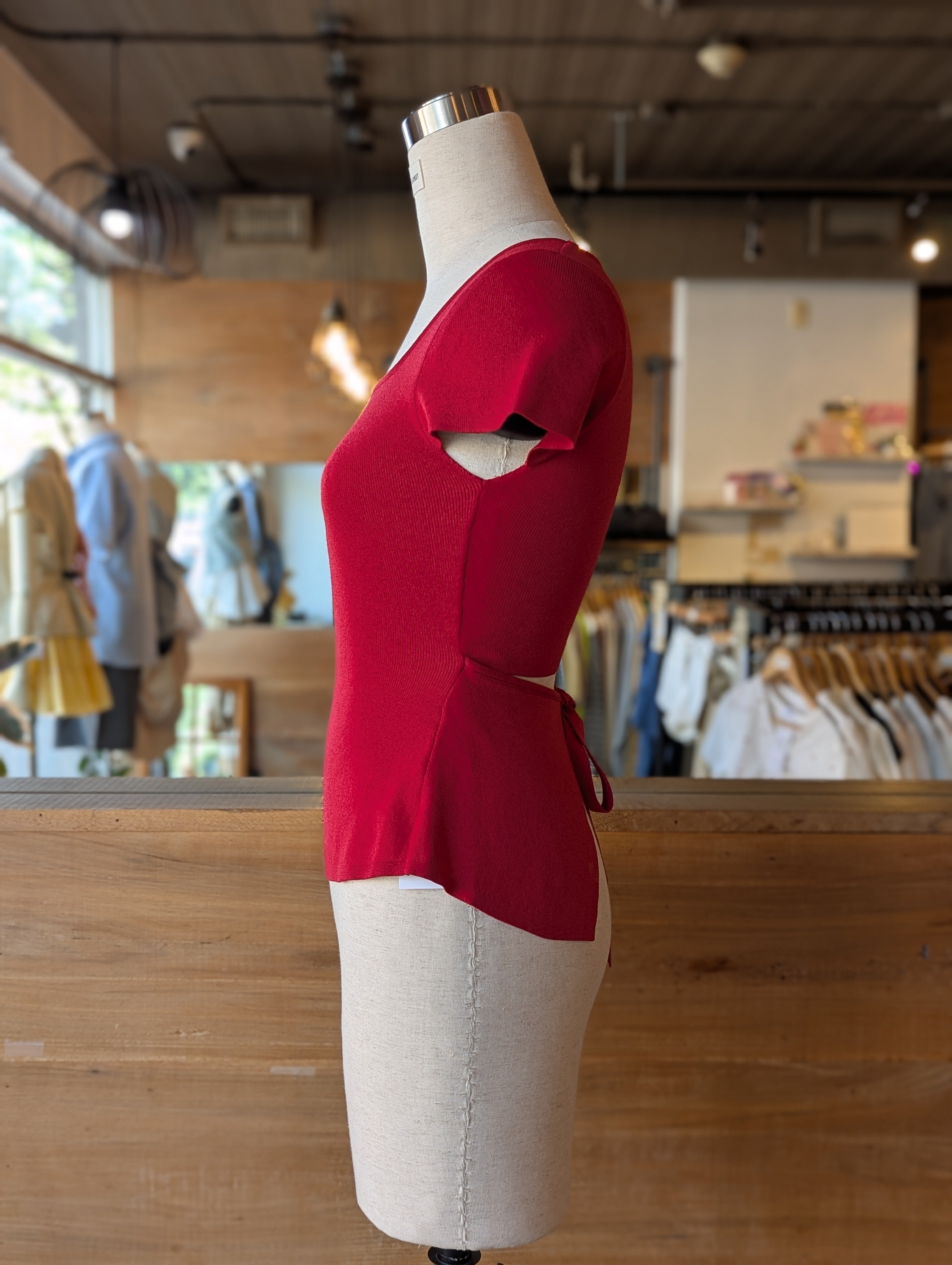 Secret Kiss Back-Tie Top