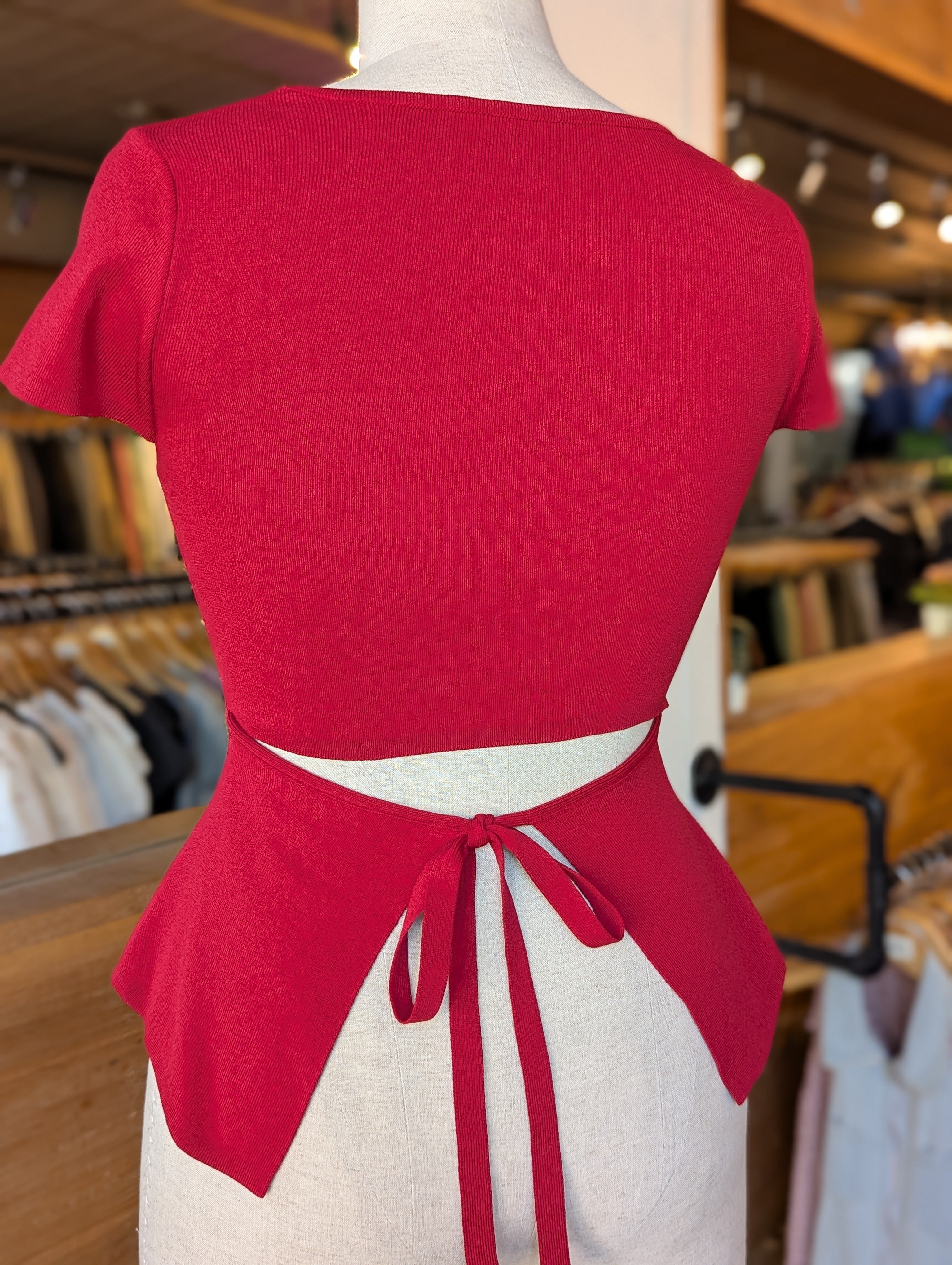 Secret Kiss Back-Tie Top