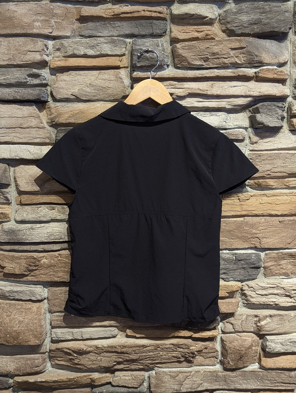 Earl Grey Double-Breasted Button Top