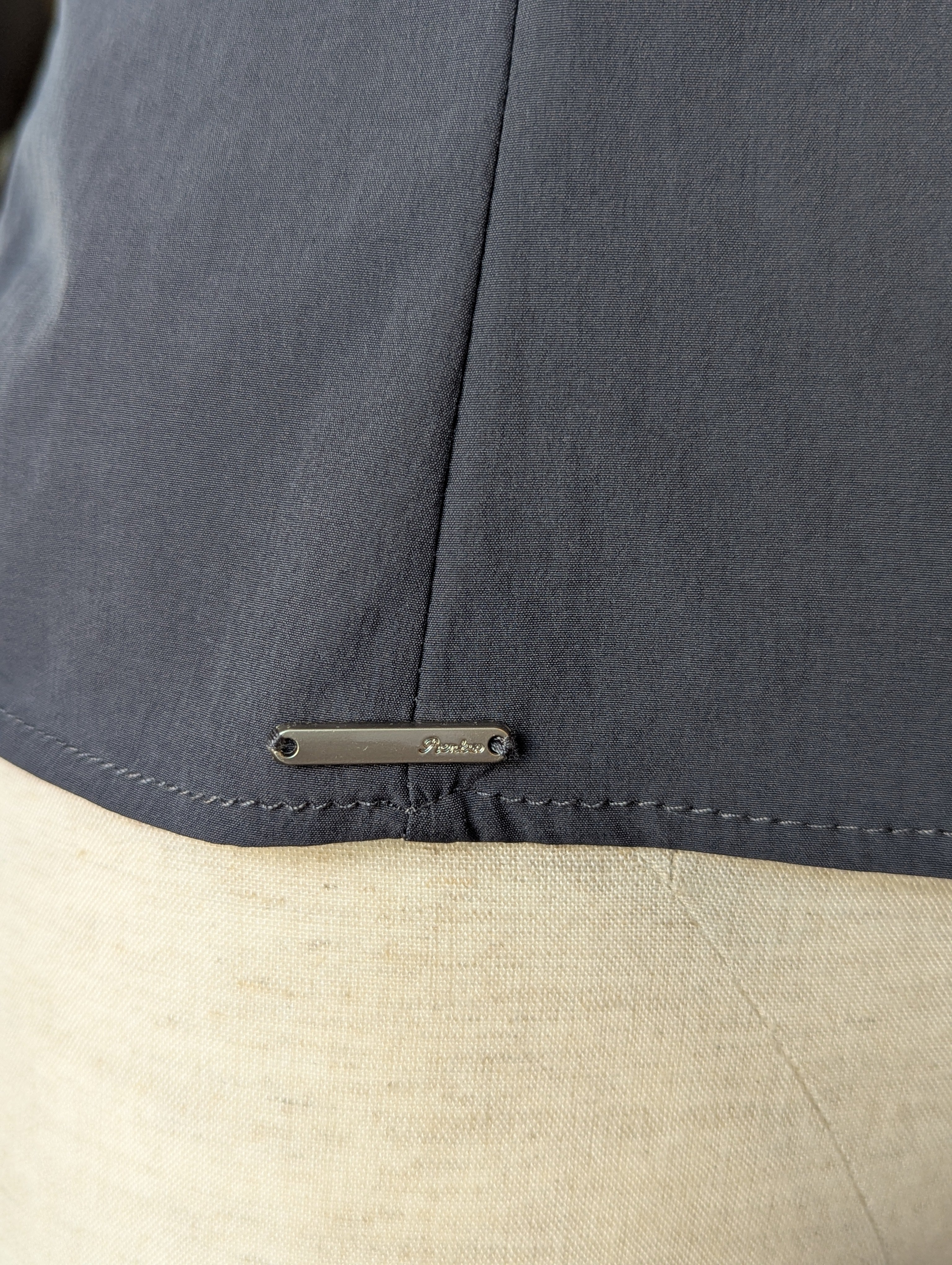 Earl Grey Double-Breasted Button Top