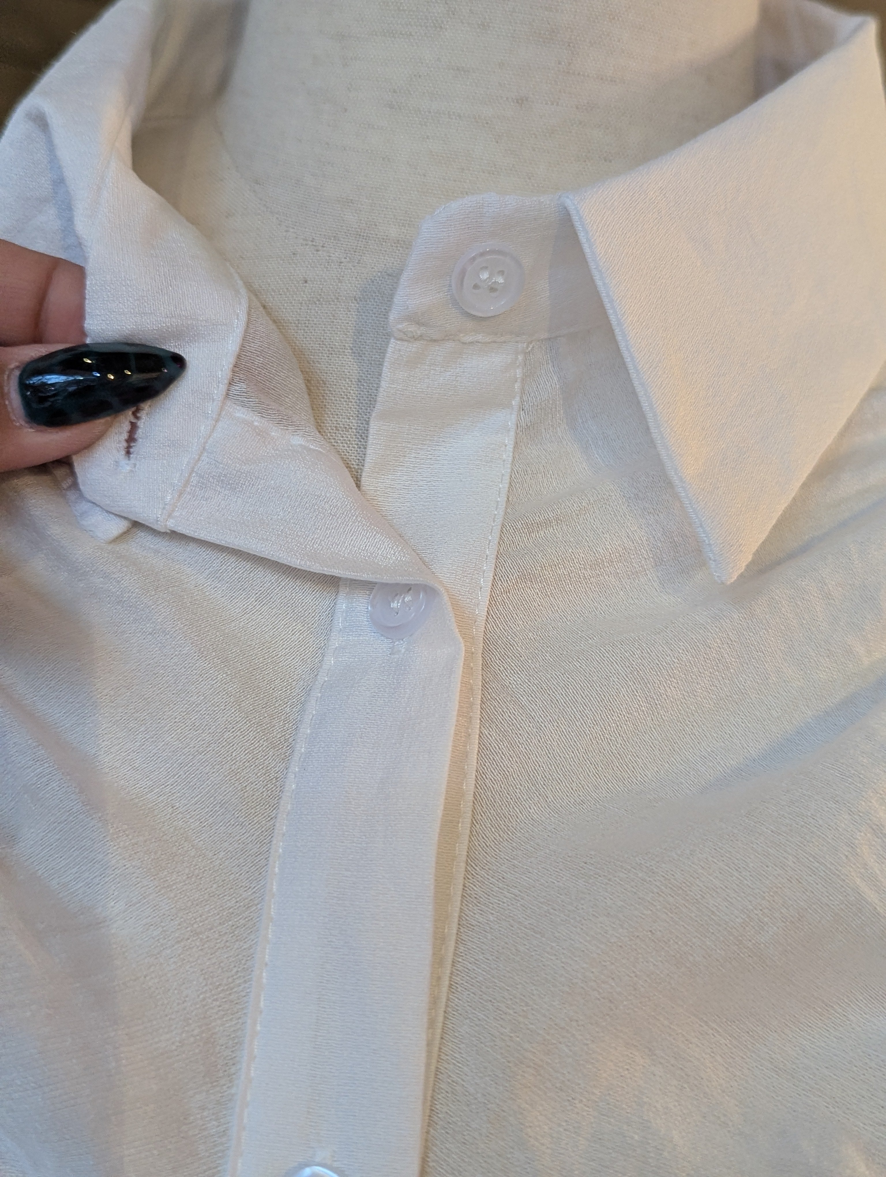 Studio Contour Button Up Top