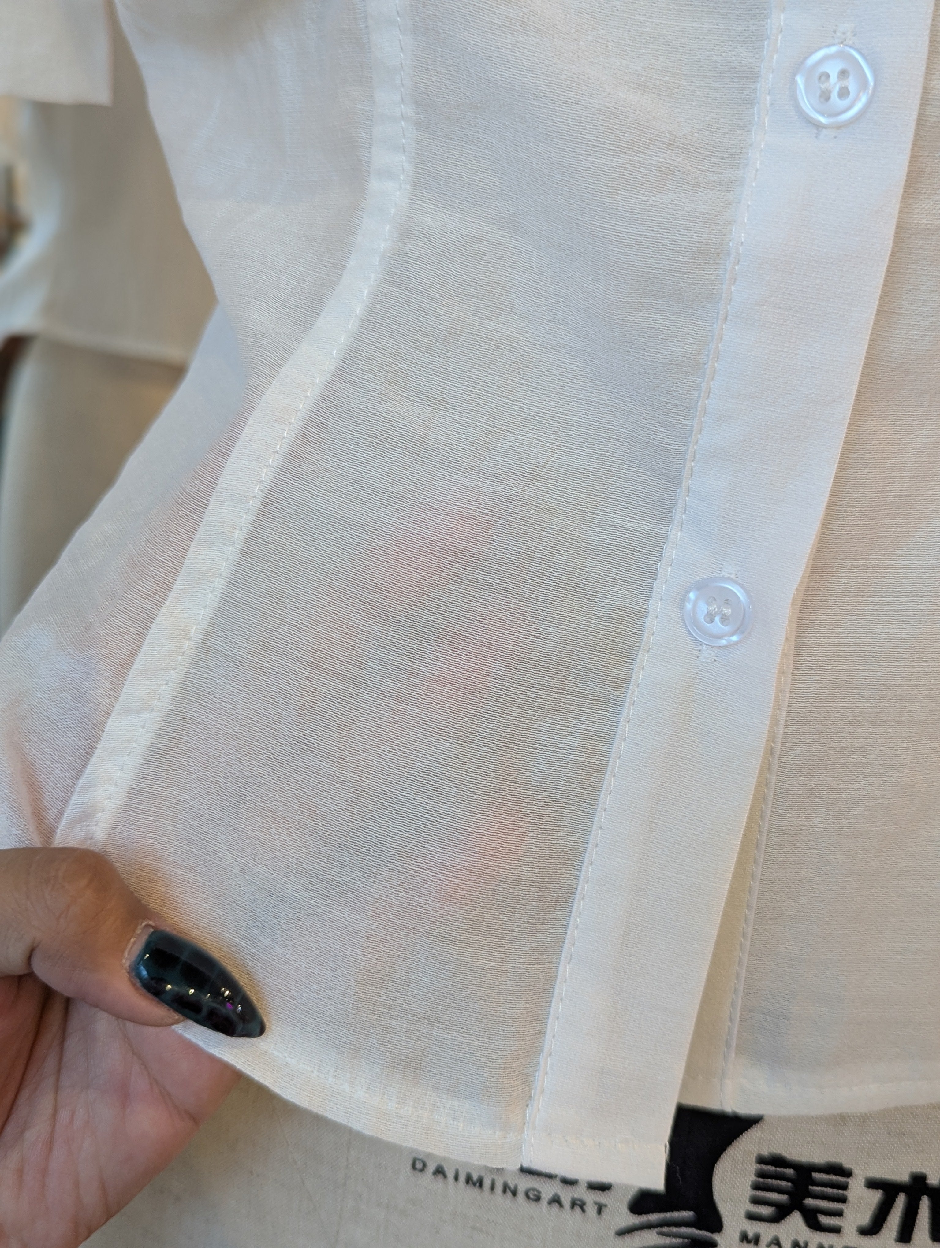 Studio Contour Button Up Top