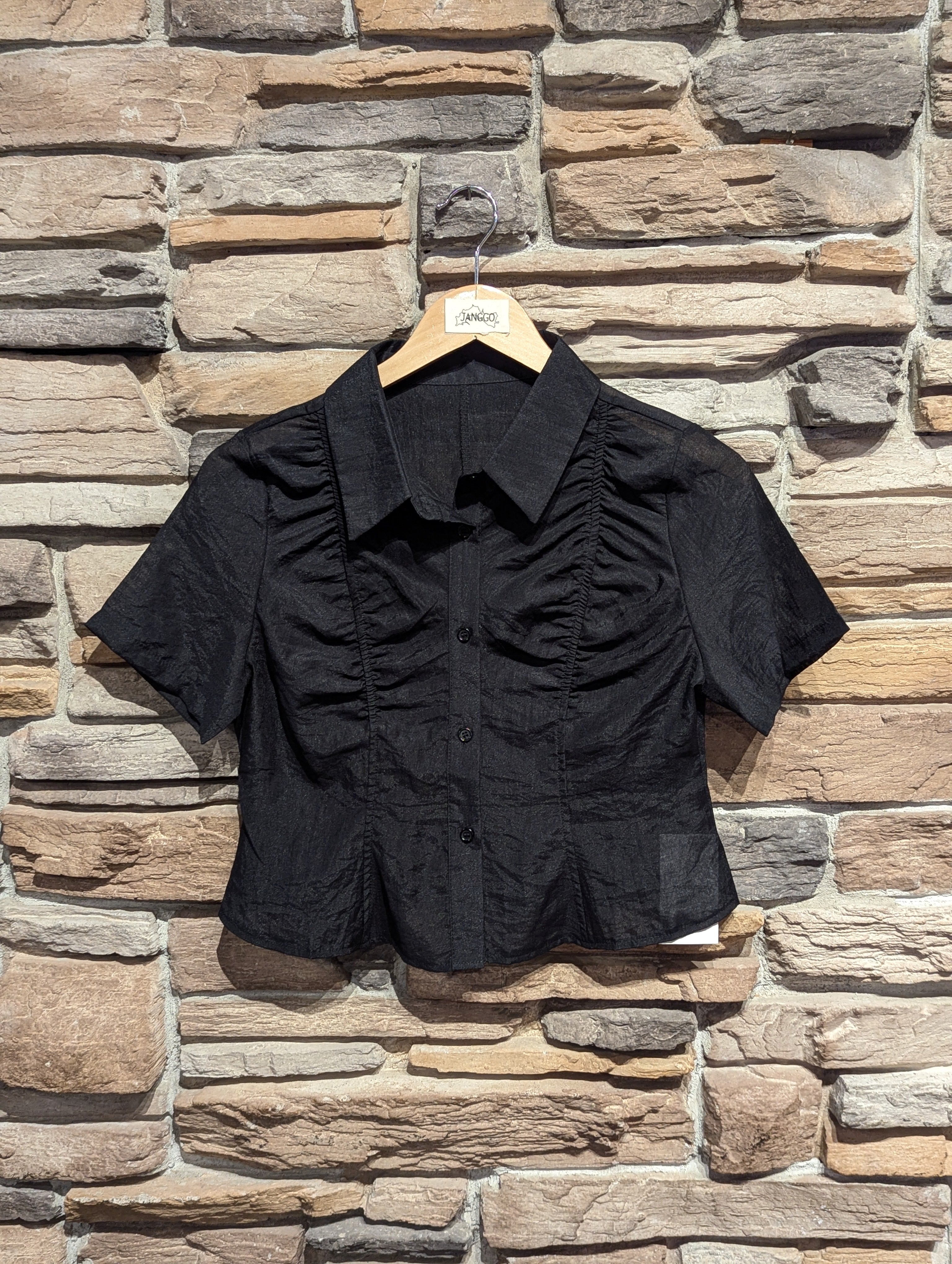 Studio Contour Button Up Top