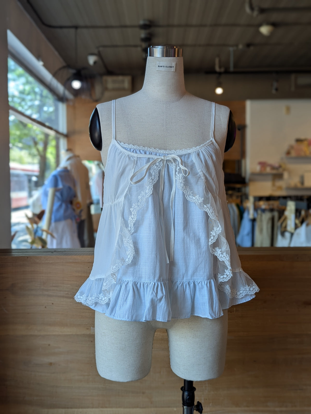 Checkmate Lace and Layer top