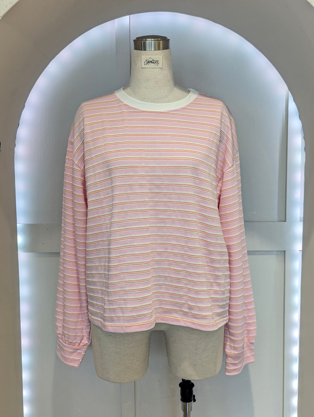 Cozy Scoop neck Weekender stripe Long sleeve
