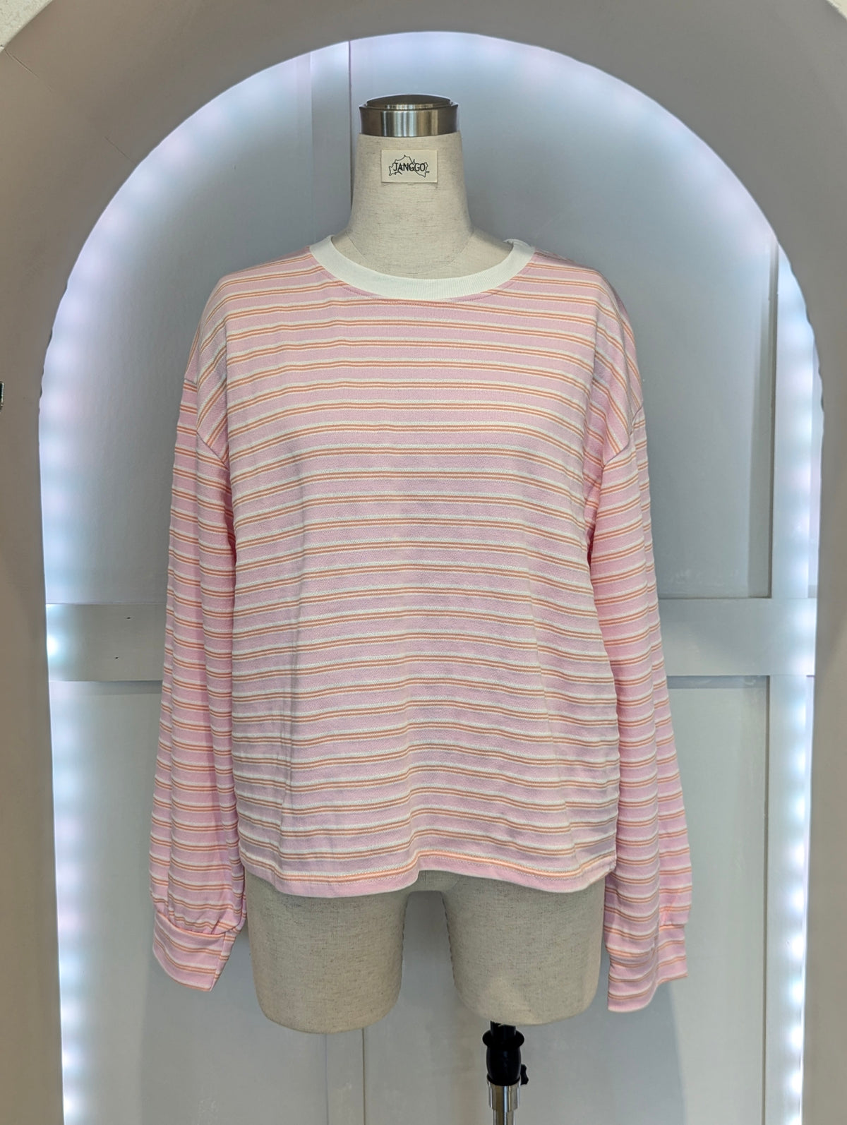 Cozy Scoop neck Weekender stripe Long sleeve