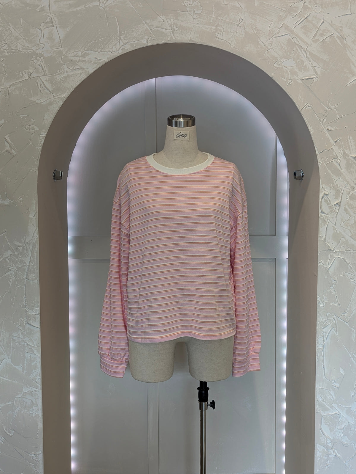 Cozy Scoop neck Weekender stripe Long sleeve