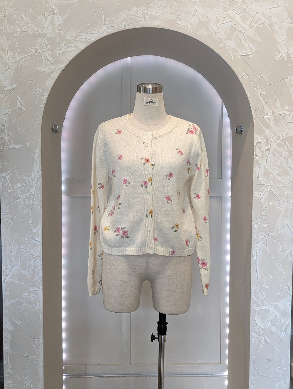 Faded Floral Cardigan