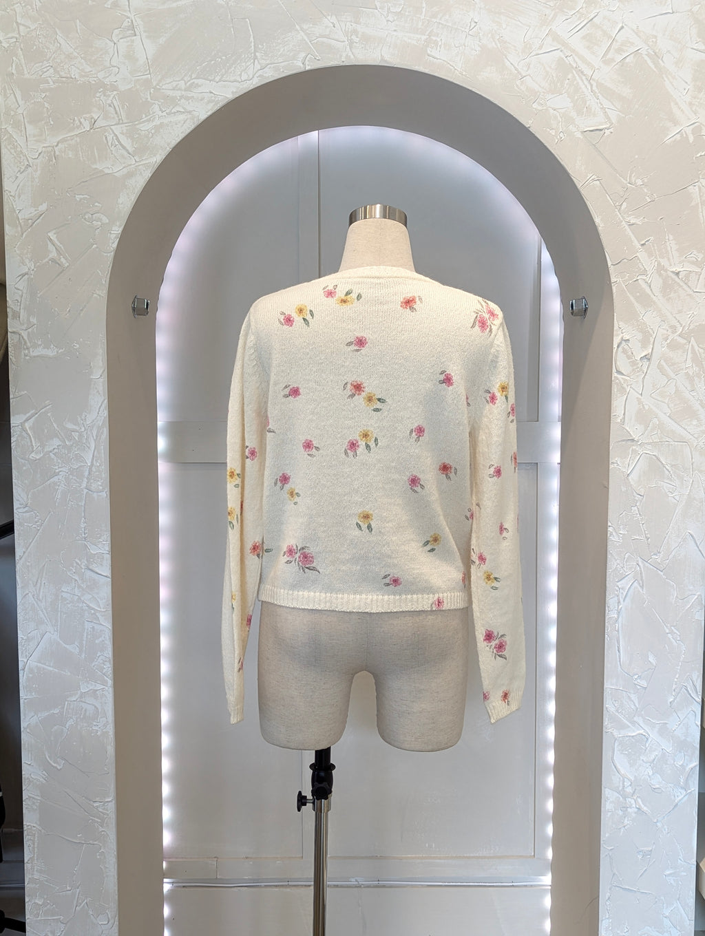 Faded Floral Cardigan