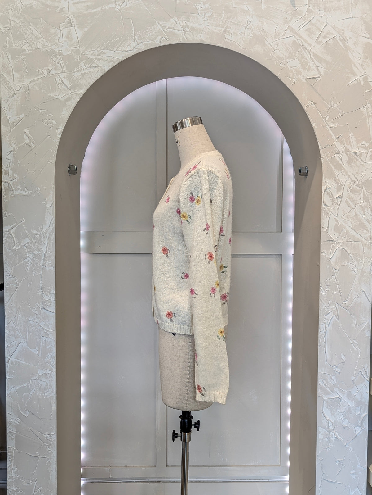 Faded Floral Cardigan