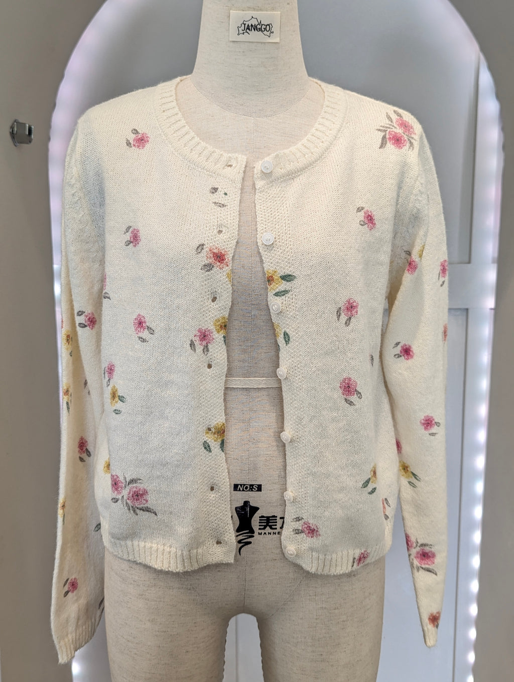 Faded Floral Cardigan
