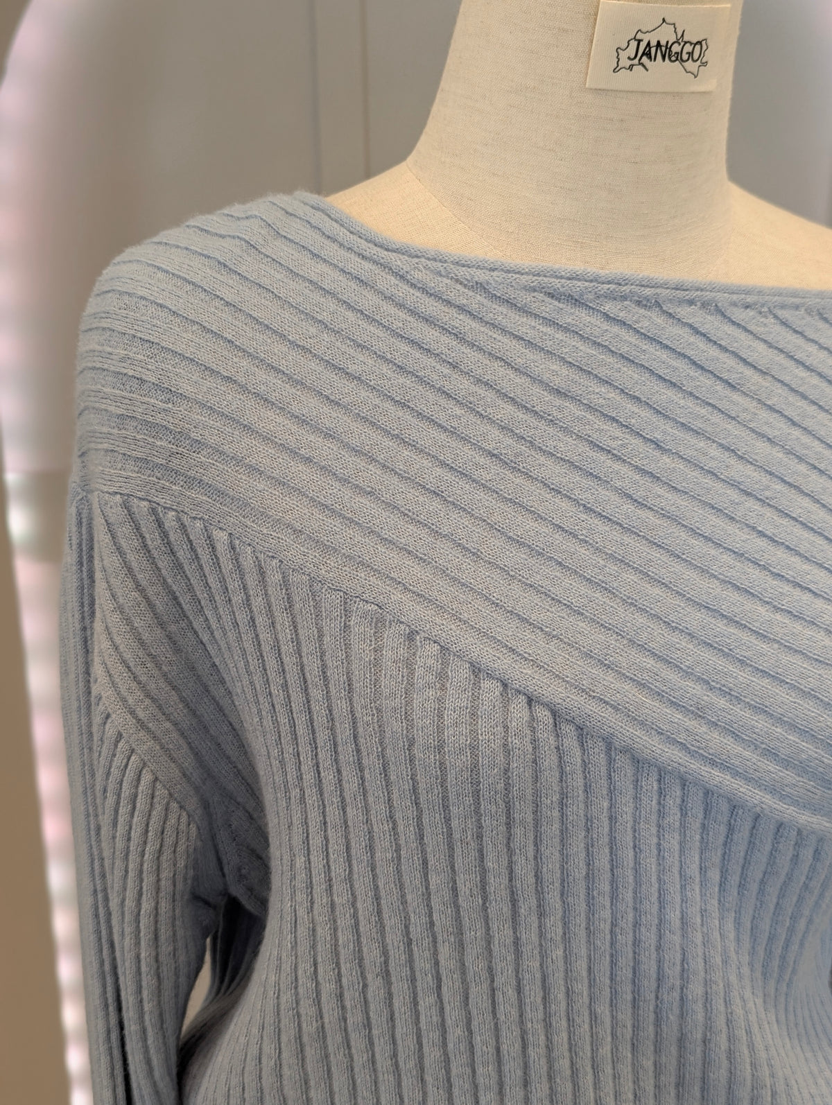 Knit Between the Lines Slouch Sweater