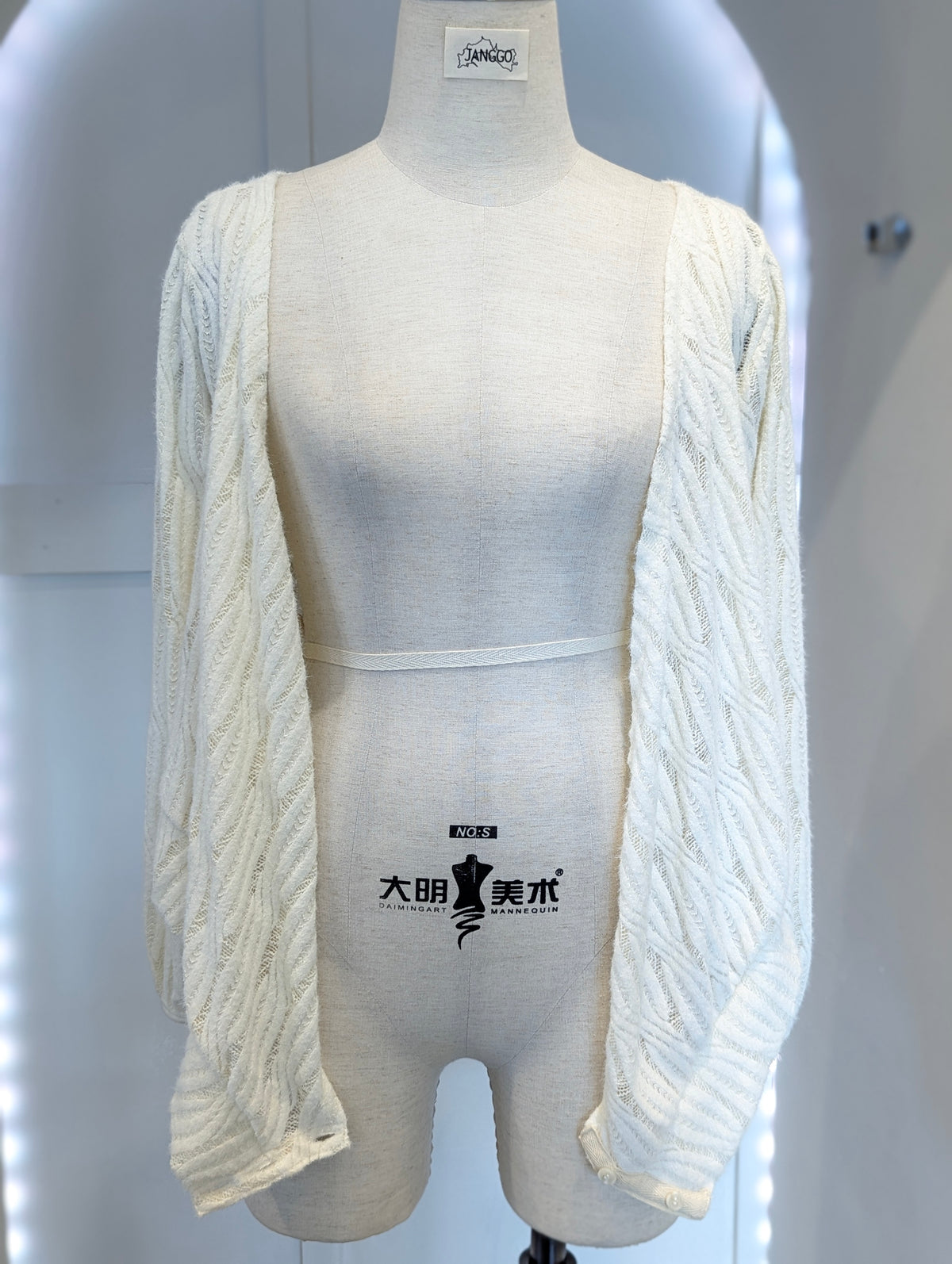 Draped neck Wrap Knitted Top
