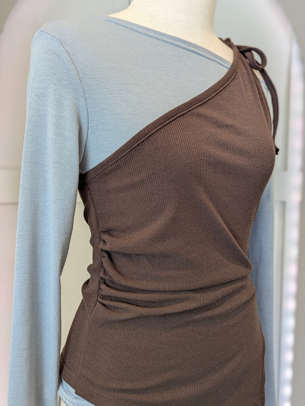 Double take layered long sleeve